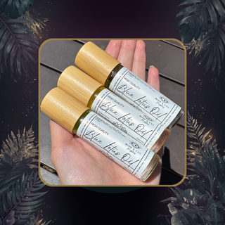 Blue Lotus oil blend made with Blue Lotus absolute from India and organic jojoba oil