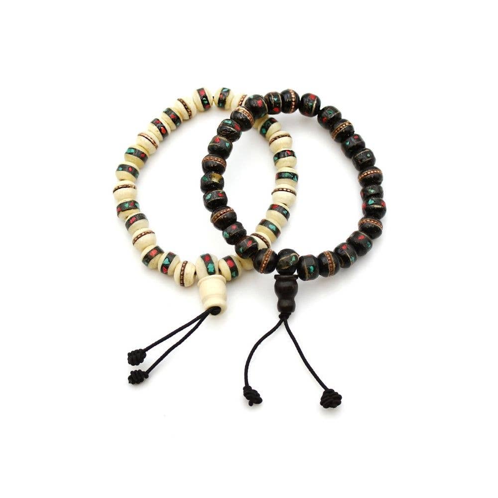 Yak Bone Bracelet - Black