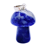 Crystal Mushroom Pendant - Sodalite - image 1