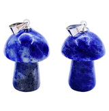Crystal Mushroom Pendant - Sodalite - image 2