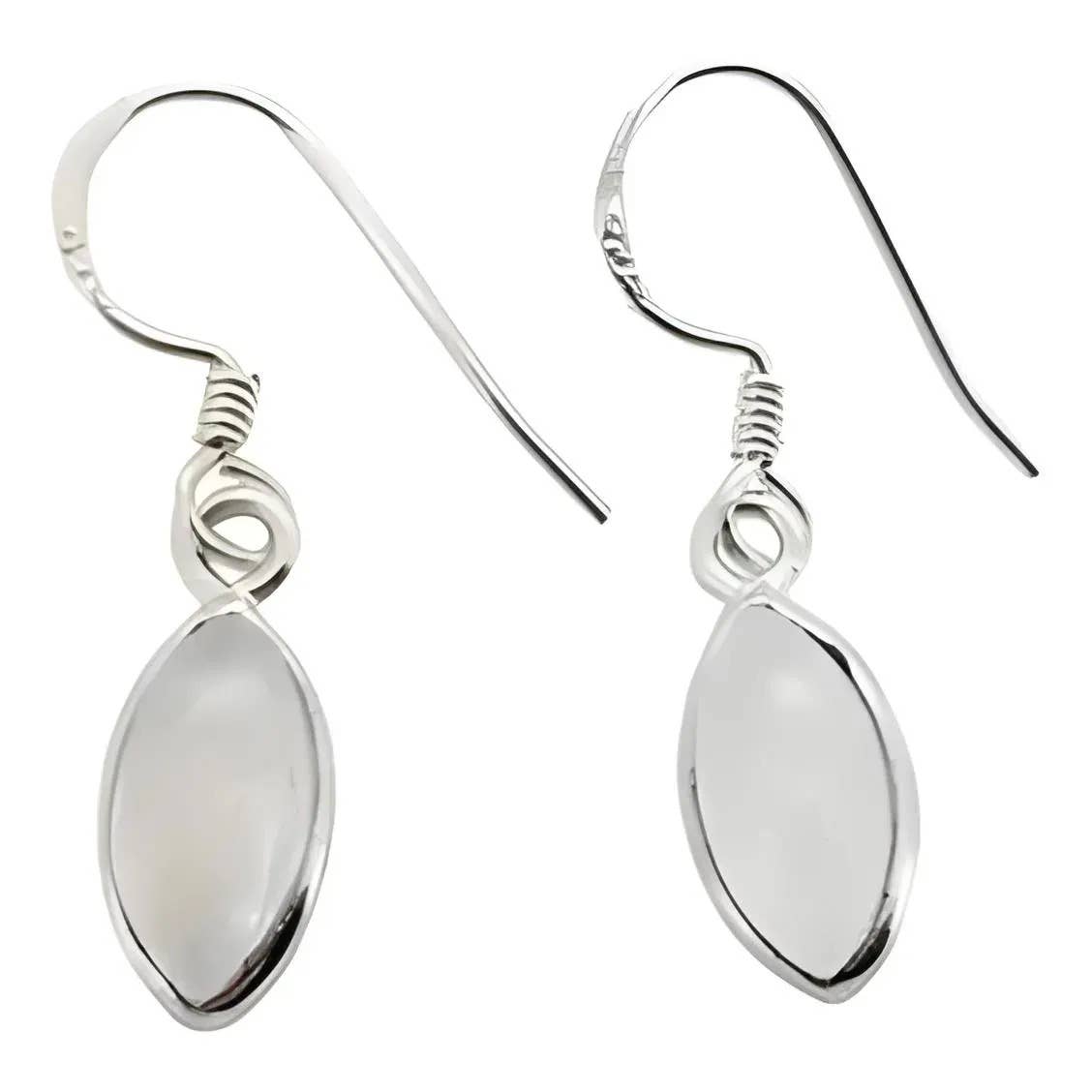 Moonstone Sterling Silver Dangle Earrings