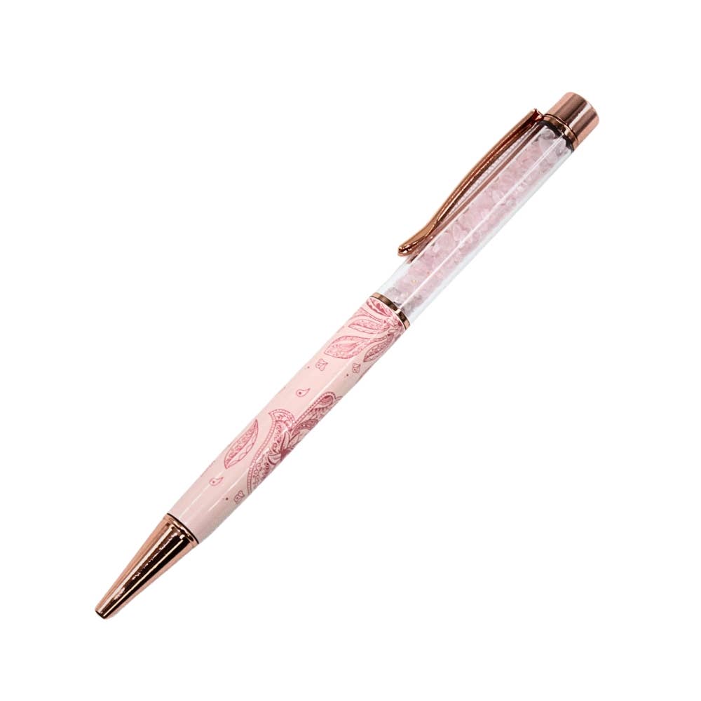 Pink Hamsa Pen - Rose Gold