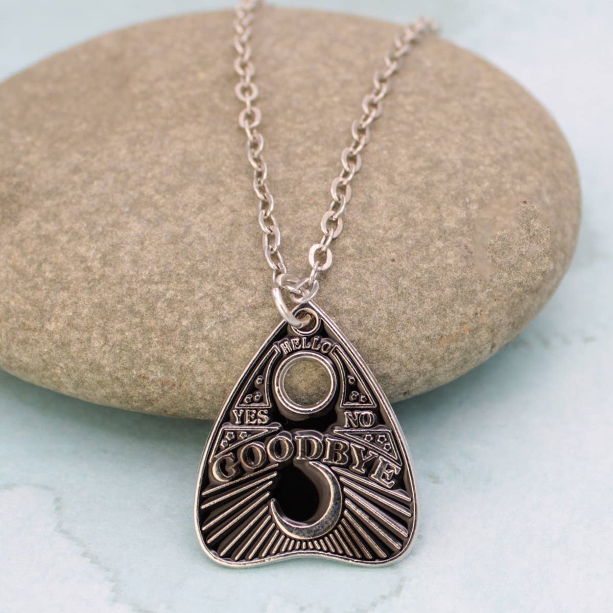 Mystic Fashion Silver Spirit Board Necklace