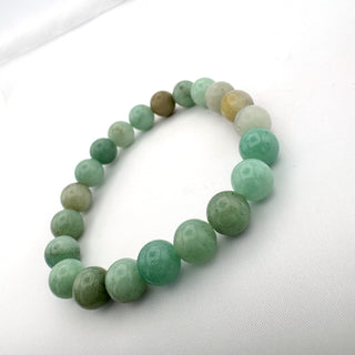 Detail view of Amazonite Bracelet 8mm Jewelry - Bracelet at Mind's Eye Mystics