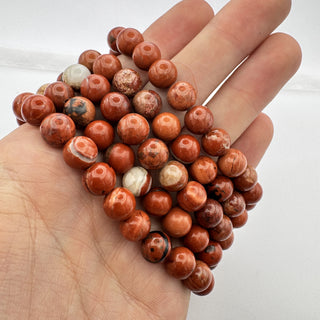 Brecciated Jasper Bracelet 8mm Jewelry - Bracelet at Mind's Eye Mystics
