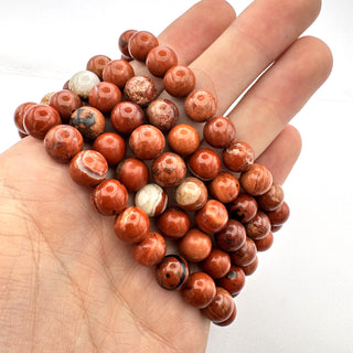 Brecciated Jasper Bracelet 8mm Jewelry - Bracelet at Mind's Eye Mystics