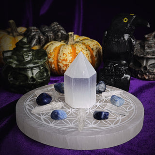 Crystal Grid Set for Clarity, styled lifestyle photo