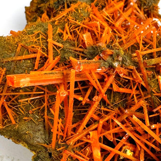 Detail view of Crocoite Specimen - Piece / The Burst Crystal - Specimen at Mind's Eye Mystics