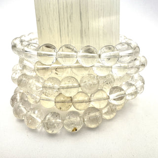 Crystal Quartz Bracelet 8mm Jewelry - Bracelet at Mind's Eye Mystics