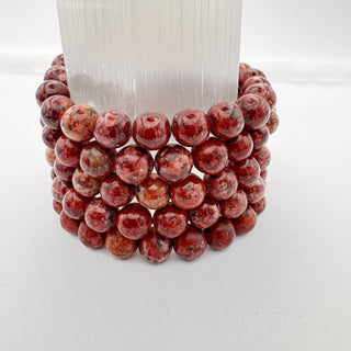 Eudialyte Bracelet 8mm Jewelry - Bracelet at Mind's Eye Mystics