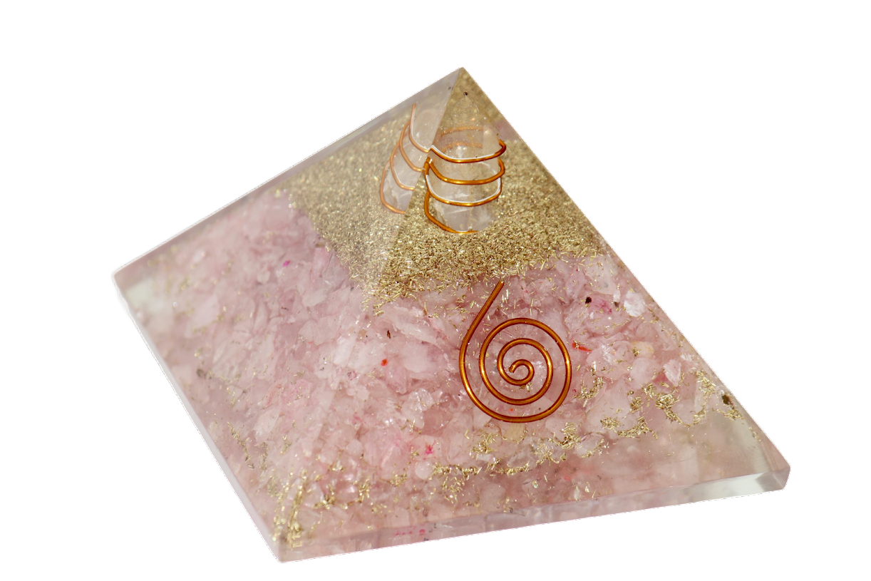 Orgonite Pyramid - Rose Quartz