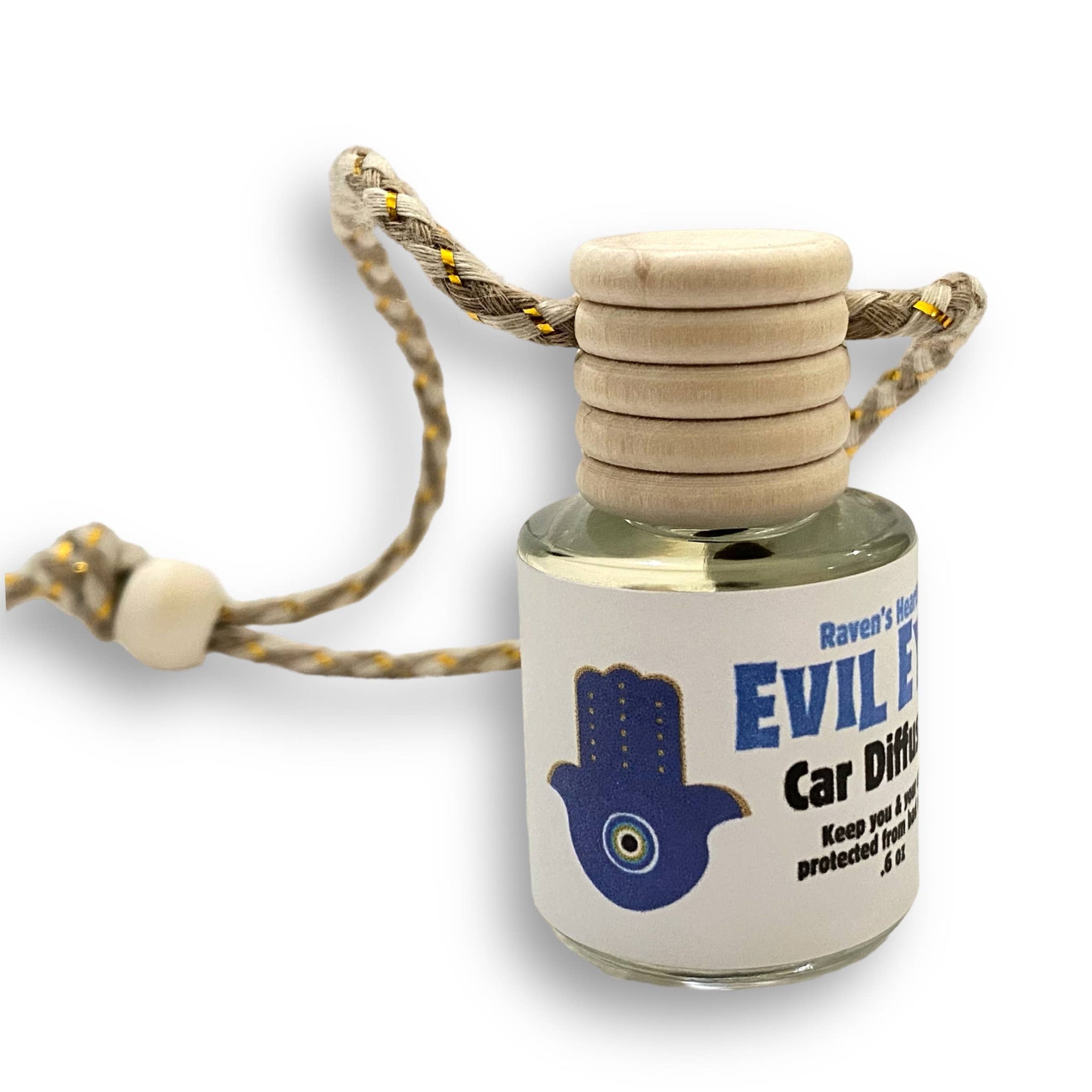 Evil Eye Car Diffuser | Protection | Spruce & Sandalwood