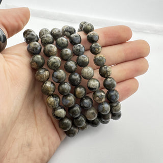 Glaucophane Bracelet 8mm Jewelry - Bracelet at Mind's Eye Mystics