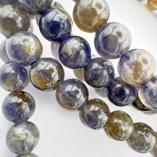 Iolite Bracelet 6mm Jewelry - Bracelet at Mind's Eye Mystics