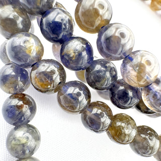Iolite Bracelet 6mm Jewelry - Bracelet at Mind's Eye Mystics