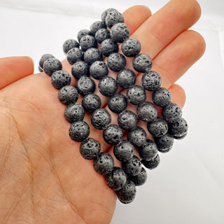 Lava Bead Bracelet 8mm Jewelry - Bracelet at Mind's Eye Mystics