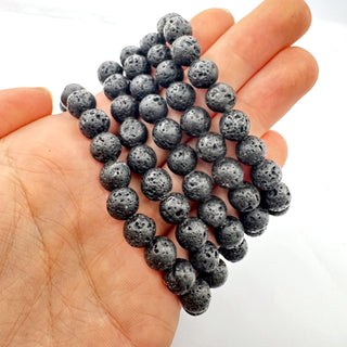 Lava Bead Bracelet 8mm Jewelry - Bracelet at Mind's Eye Mystics