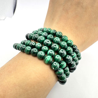 Malachite Bracelet 8mm Jewelry - Bracelet at Mind's Eye Mystics