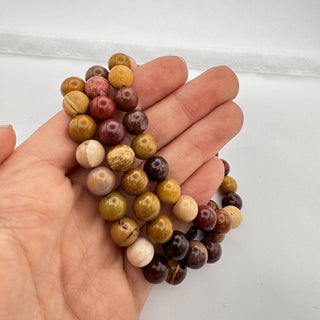 Mookaite Jasper Bracelet 8mm Jewelry - Bracelet at Mind's Eye Mystics