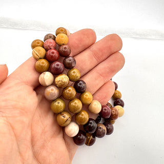Mookaite Jasper Bracelet 8mm Jewelry - Bracelet at Mind's Eye Mystics