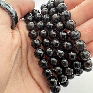 Nuummite bracelet 8mm Jewelry - Bracelet at Mind's Eye Mystics