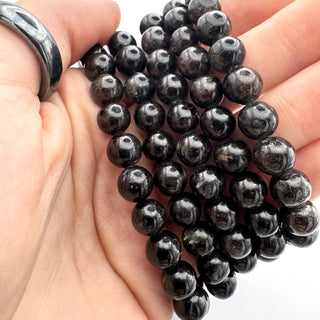 Nuummite bracelet 8mm Jewelry - Bracelet at Mind's Eye Mystics