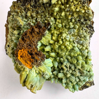 Detail view of Plumbogummite after Pyromorphite Crystal - Specimen at Mind's Eye Mystics