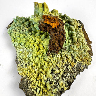 Detail view of Plumbogummite after Pyromorphite Crystal - Specimen at Mind's Eye Mystics