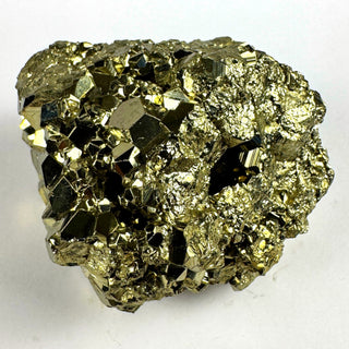 Detail view of Pyrite Rough Chunks Crystal - Assorted - Rough at Mind's Eye Mystics [Piece:The Citadel]
