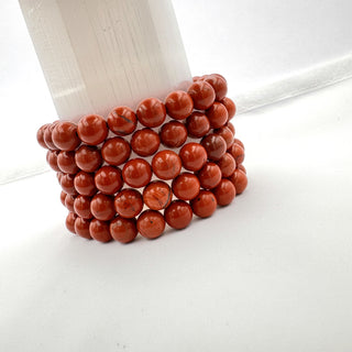 Red Jasper Bracelet 8mm Jewelry - Bracelet at Mind's Eye Mystics