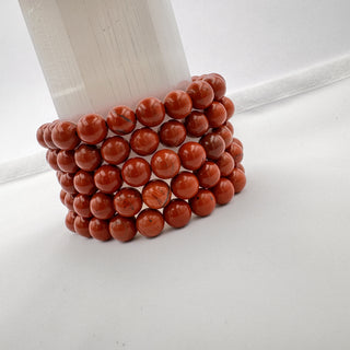 Red Jasper Bracelet 8mm Jewelry - Bracelet at Mind's Eye Mystics